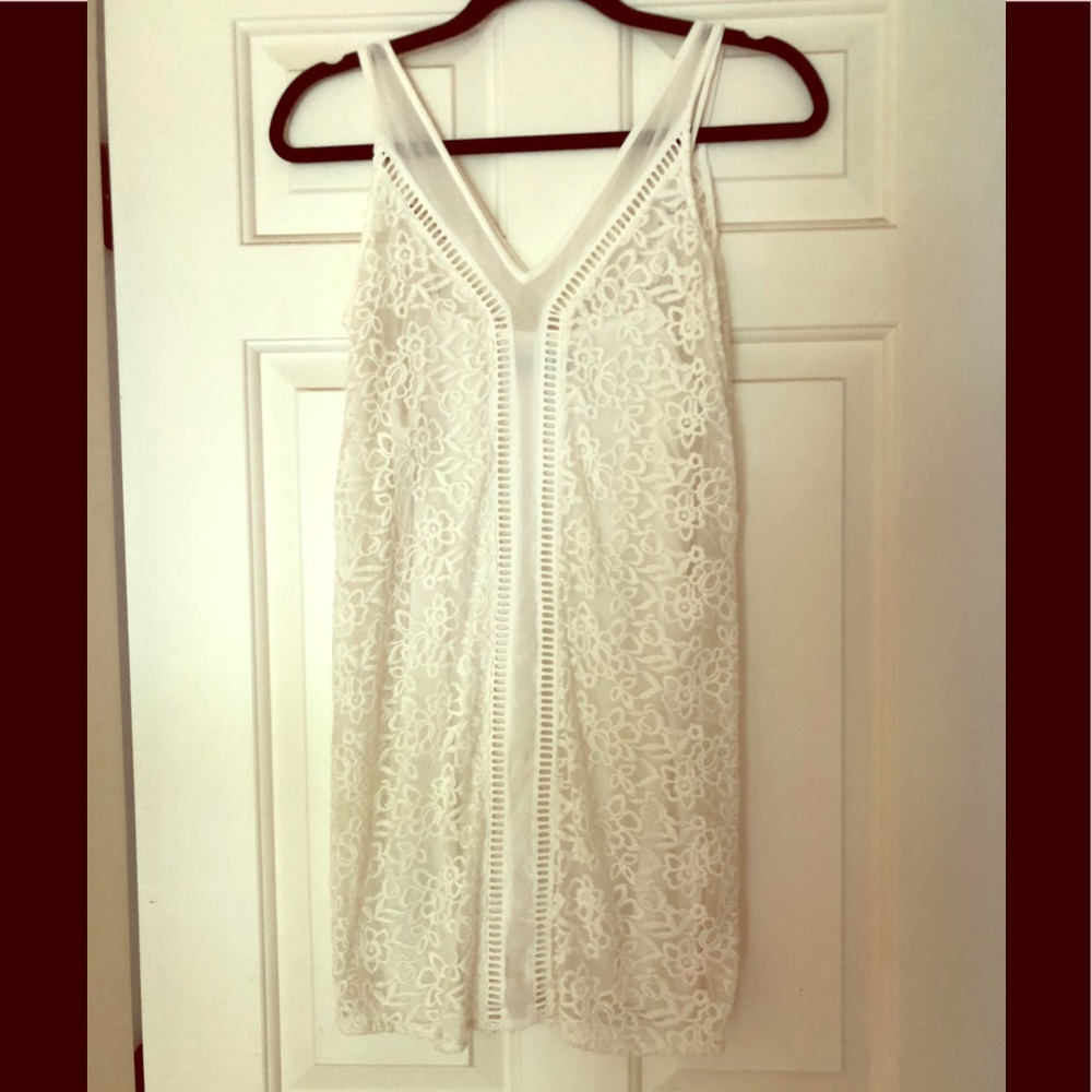 A&F White Lace Mini Dress